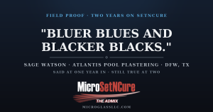 Bluer Blues and Blacker blacks. Their words not ours.