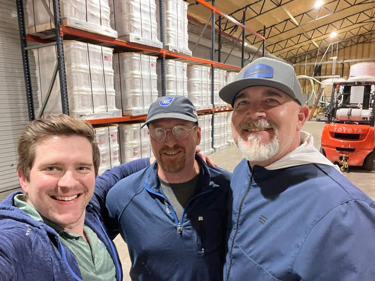 The MicroGlass team in the field