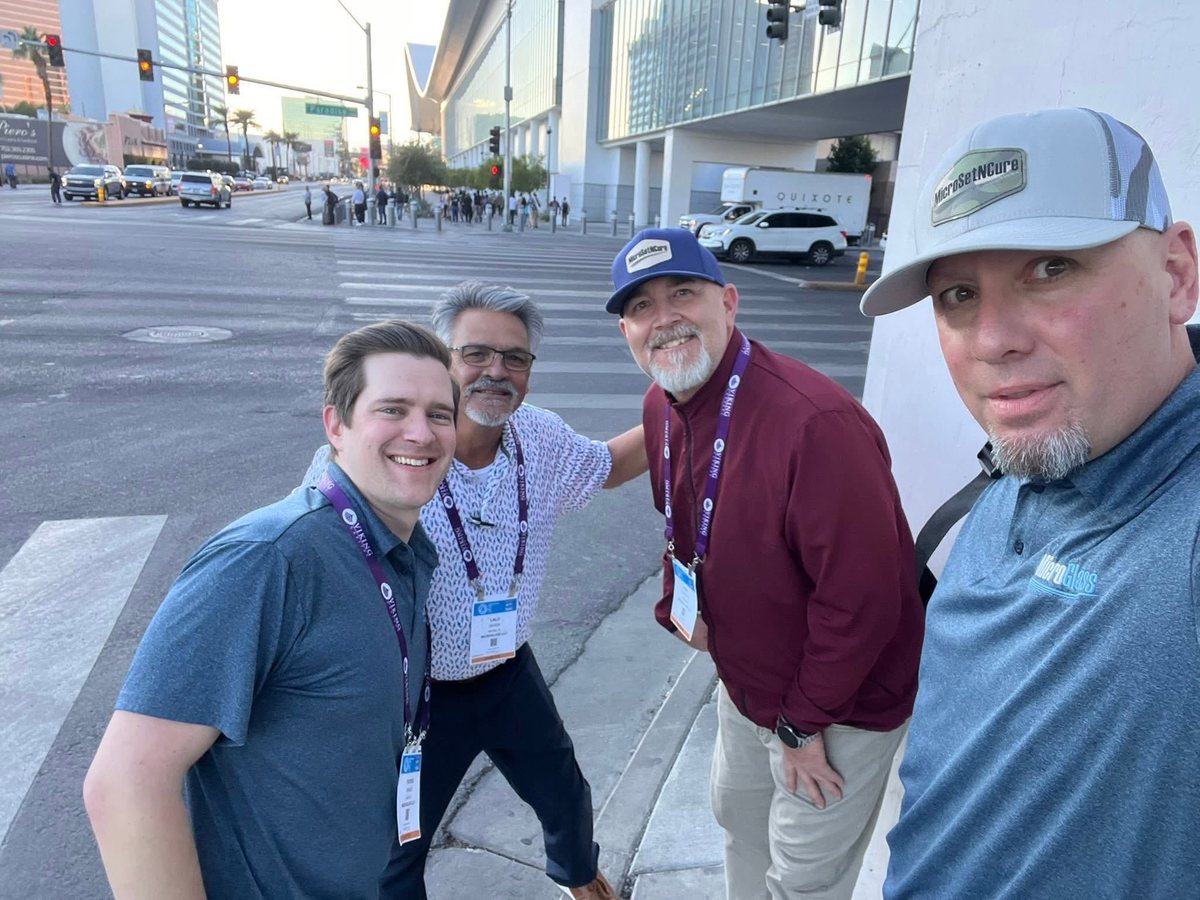 The MicroGlass team in the field